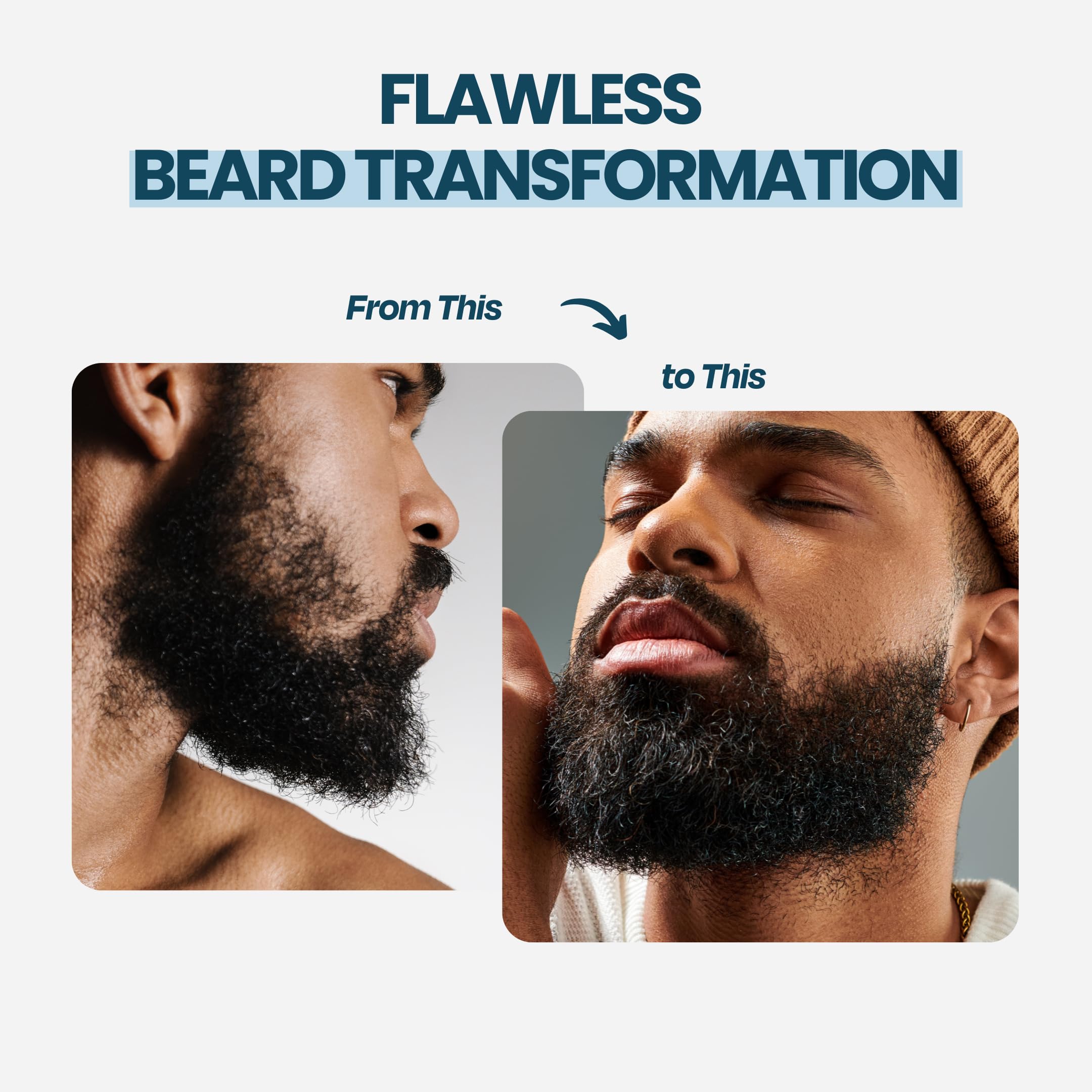 MANEMEN Beard Filler Pen delivers a long-lasting, natural finish.