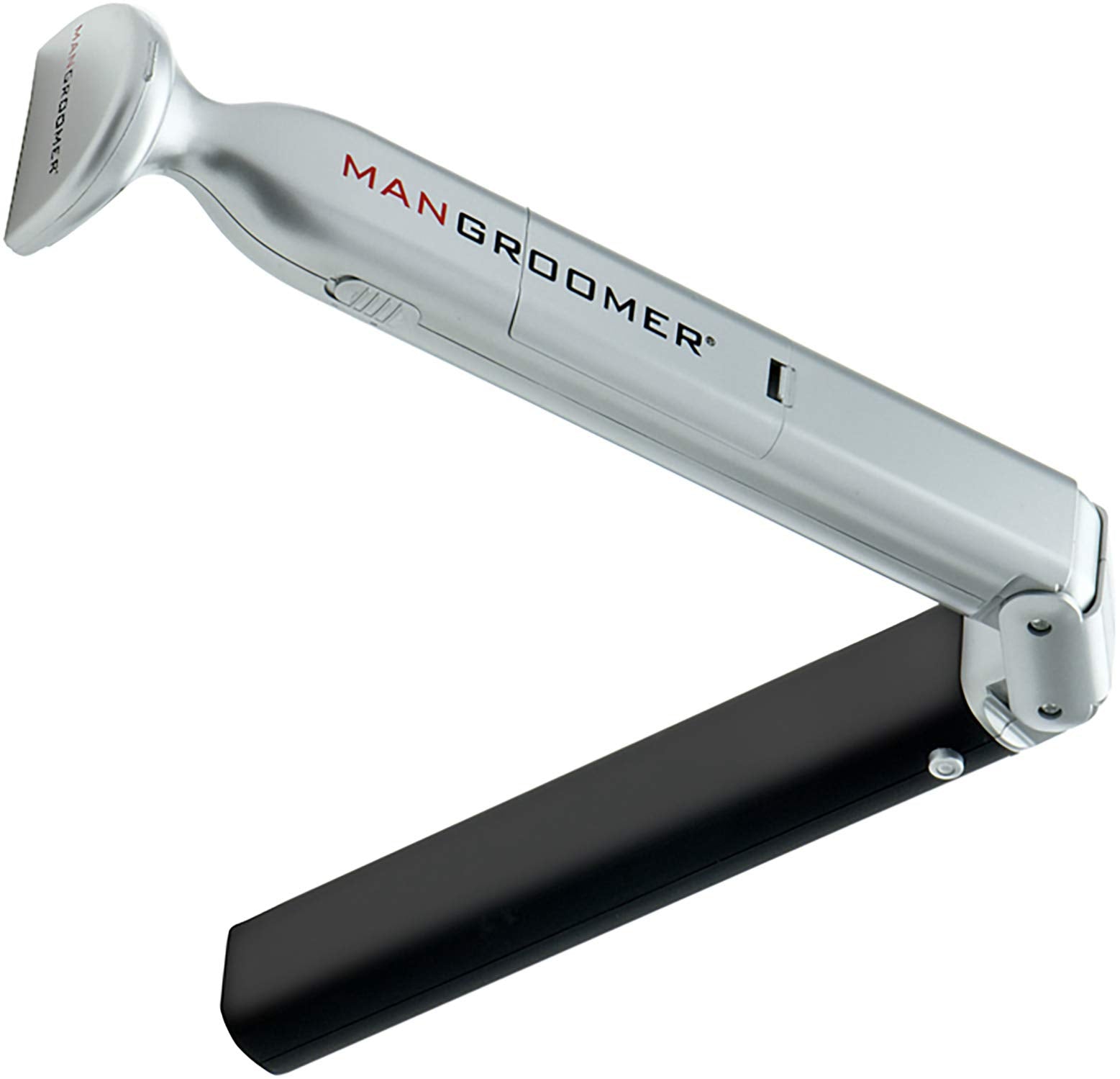 Mangroomer back shaver extended handle enables reaching hard-to-reach back areas.