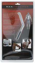 Mangroomer back shaver patented design helps you reach angles with minimal effort.