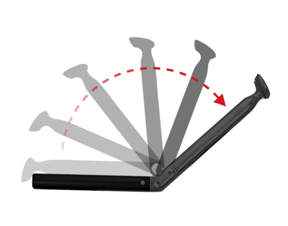 MANGROOMER extended-length shaver reaches mid to lower back.