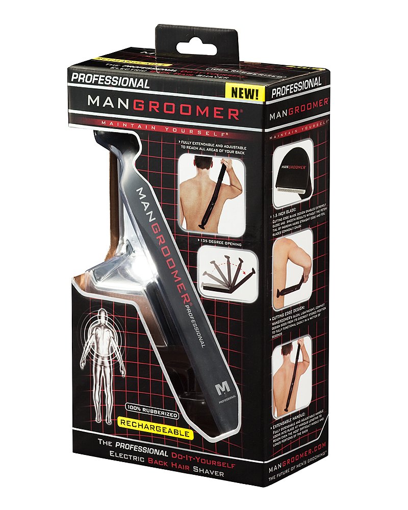 MANGROOMER two-feet reach when extended for difficult areas.