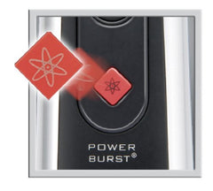 MANGROOMER Ultimate Pro back shaver with flex necks for contour-following comfort.