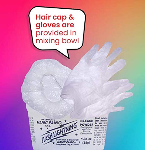 MANIC PANIC Flash Lightning plastic cap to secure hair during processing.