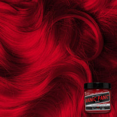 MANIC PANIC Pillarbox Red mixed with other shades for customizable hues.