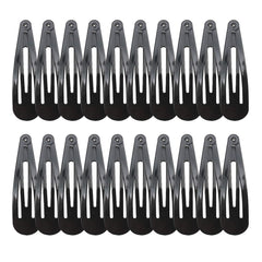 Manipepe clips pelo negro grande 2,7 pulgadas con agarre seguro para el cabello