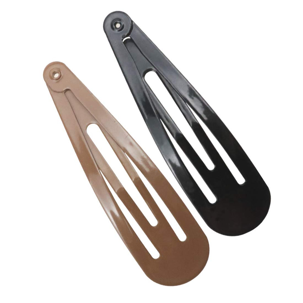 Horquillas de metal antideslizantes Manipepe, marrón, ideales para peinados diarios