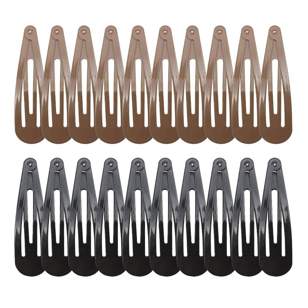 Horquillas de metal antideslizantes Manipepe, negro; sujetan el cabello con firmeza