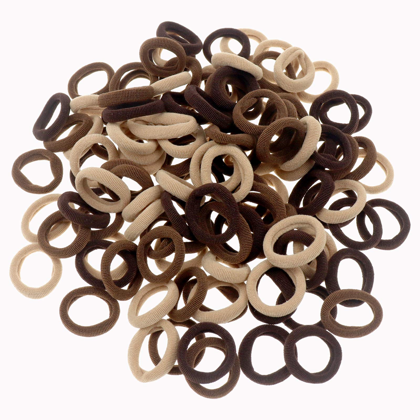 ManiPepe toddler hair elastics 2.3 cm diameter provide seamless, crease-free hold for baby girls.