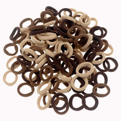 ManiPepe toddler hair elastics 2.3 cm diameter provide seamless, crease-free hold for baby girls.