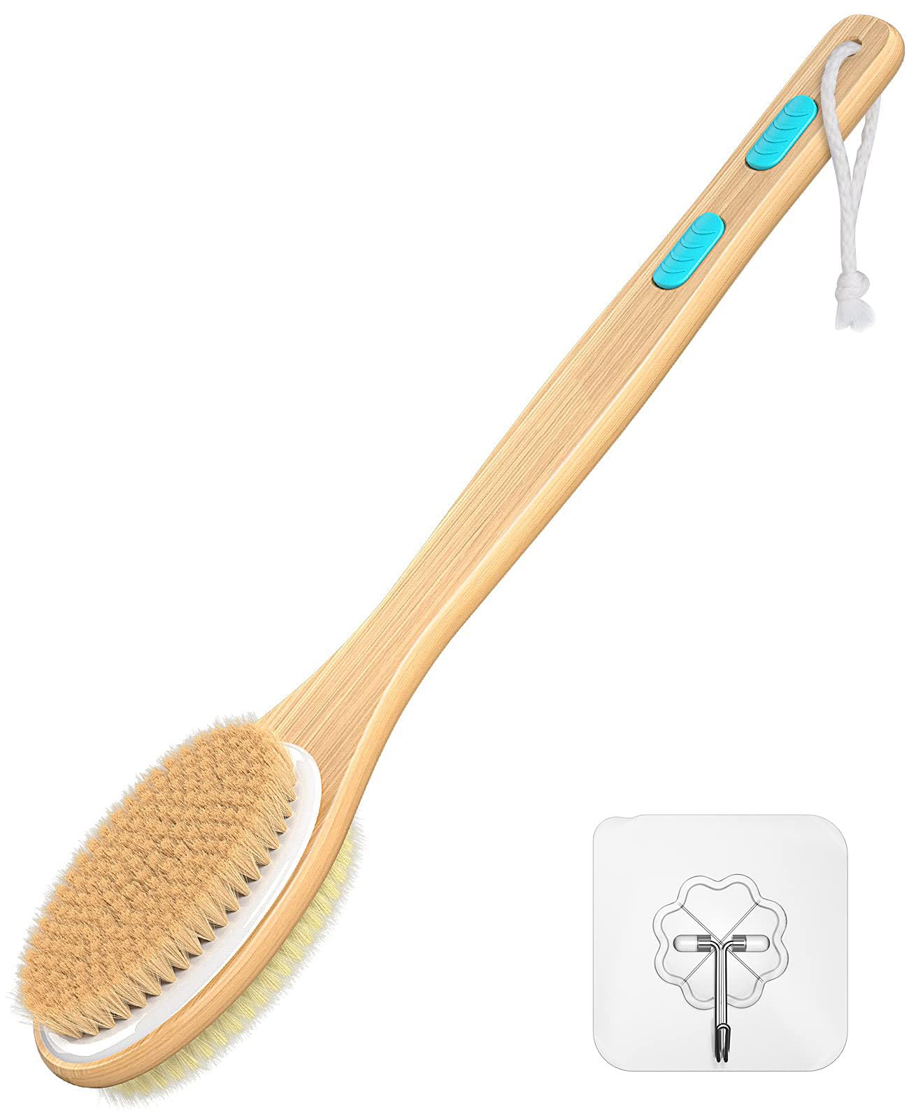 ManLinKei exfoliation routine with this brush supports skin texture care during regular use.