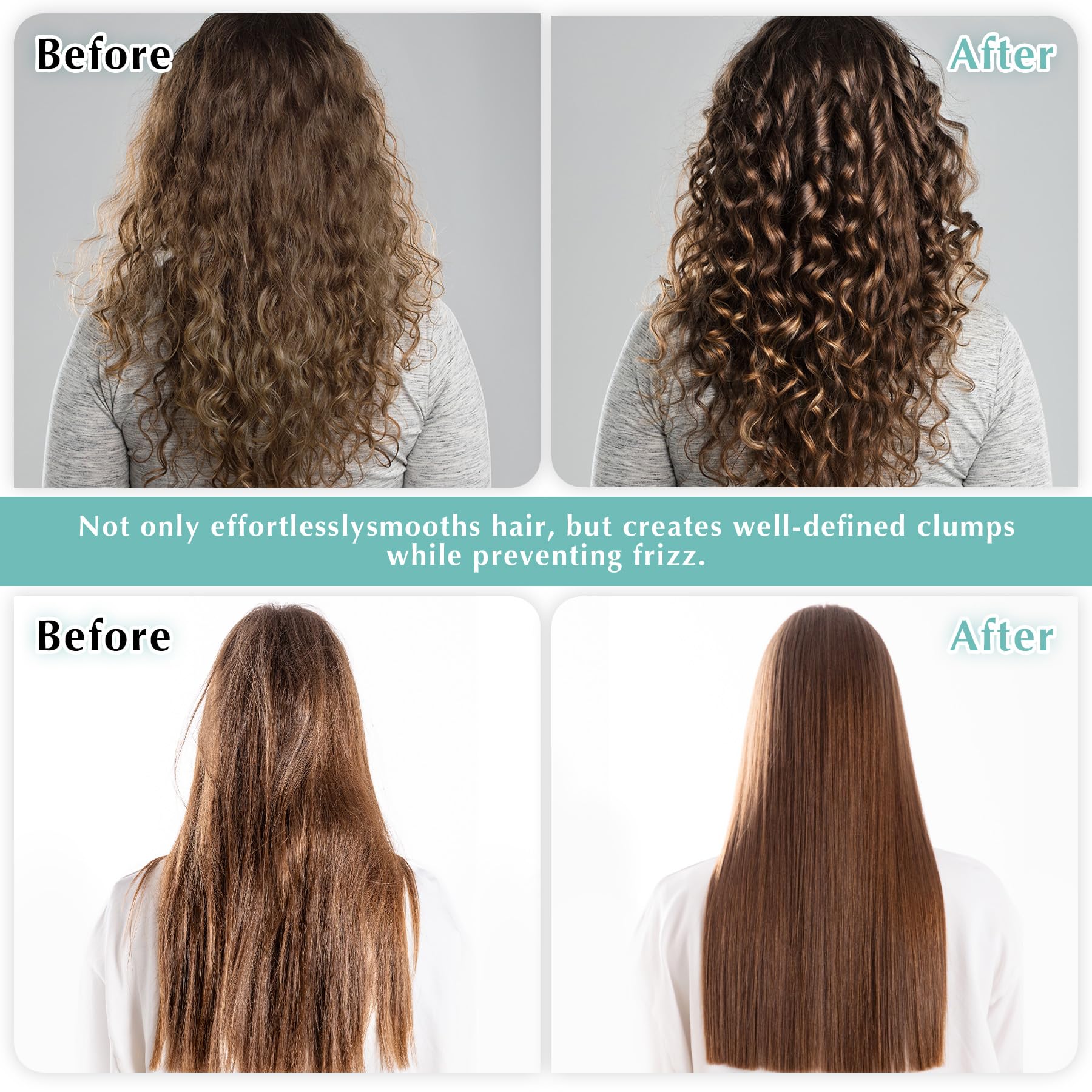 Manrator Curl Defining Brush detangling curls on wet or dry hair.
