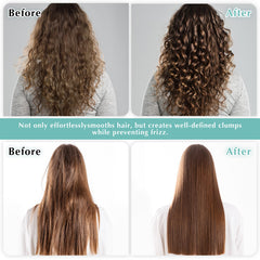 Manrator Curl Defining Brush detangling curls on wet or dry hair.