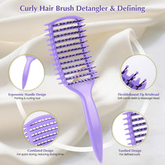 Manrator Curl Defining Brush ergonomic handle for comfortable styling