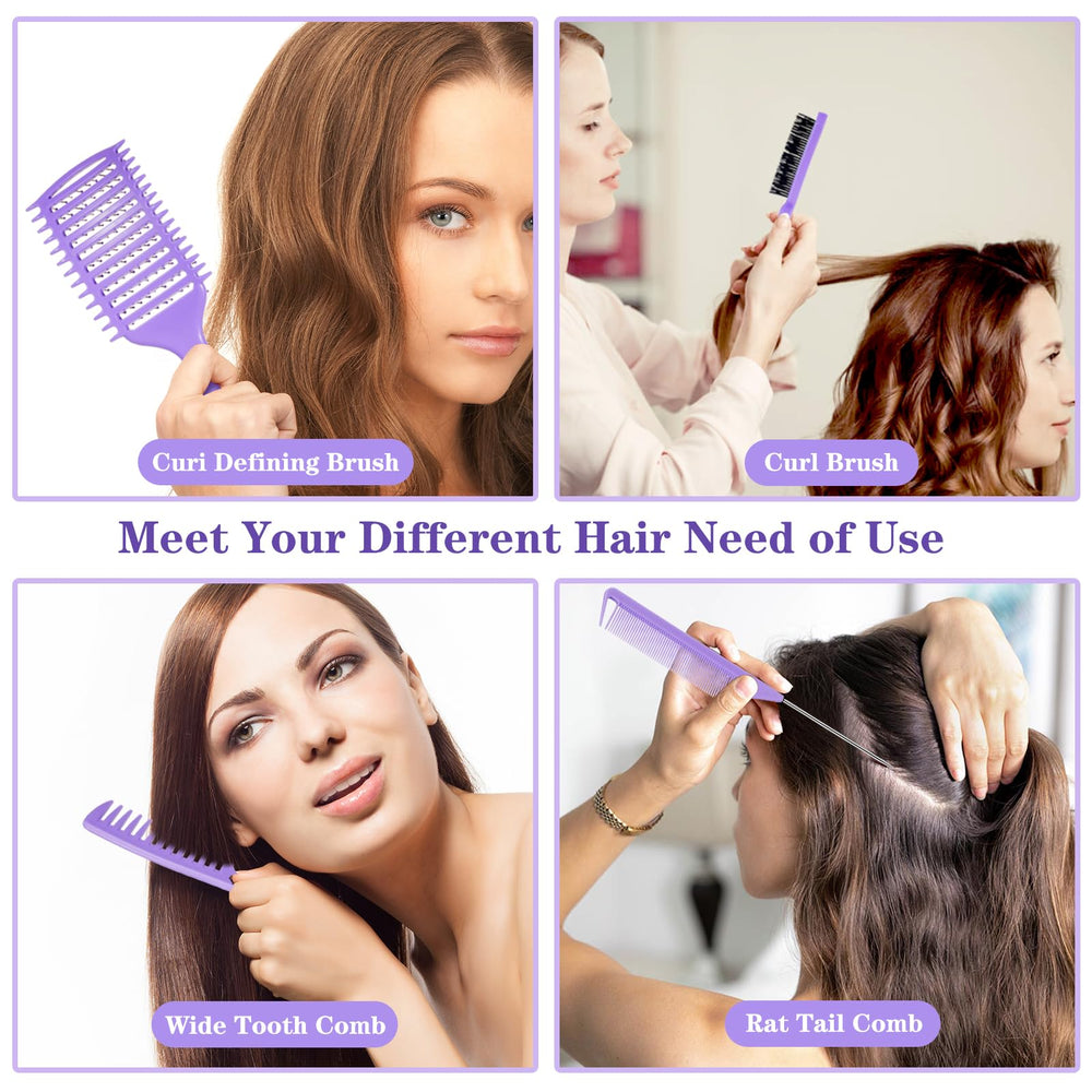 Manrator Curl Defining Brush helps reduce frizz without snagging