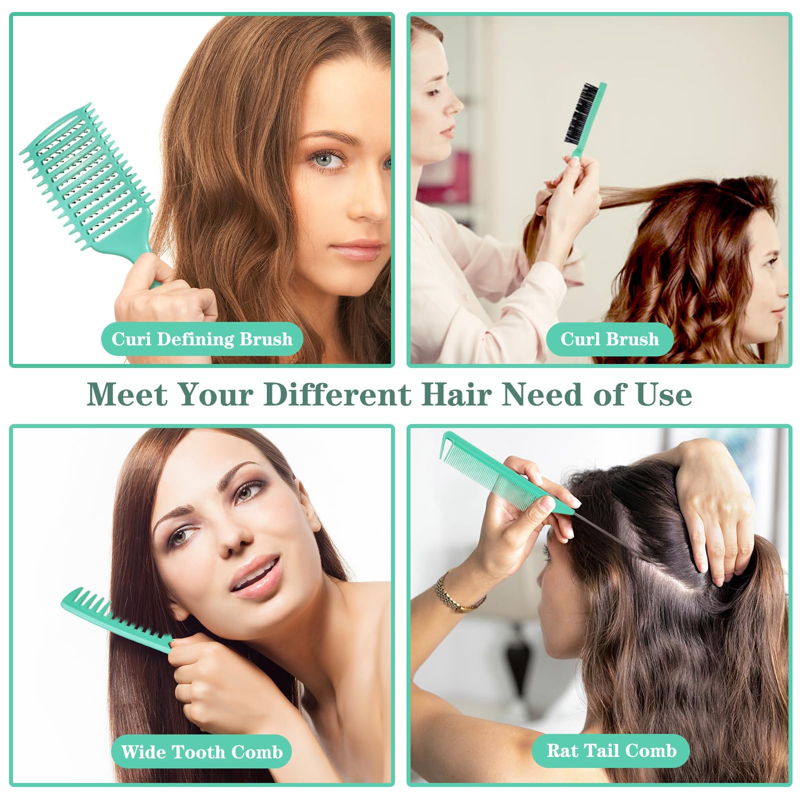 Manrator Curl Defining Brush vented design promoting faster drying.