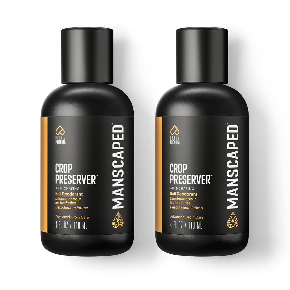 MANSCAPED Crop Preserver bottle pour enables quick, cooling application for all-day freshness.