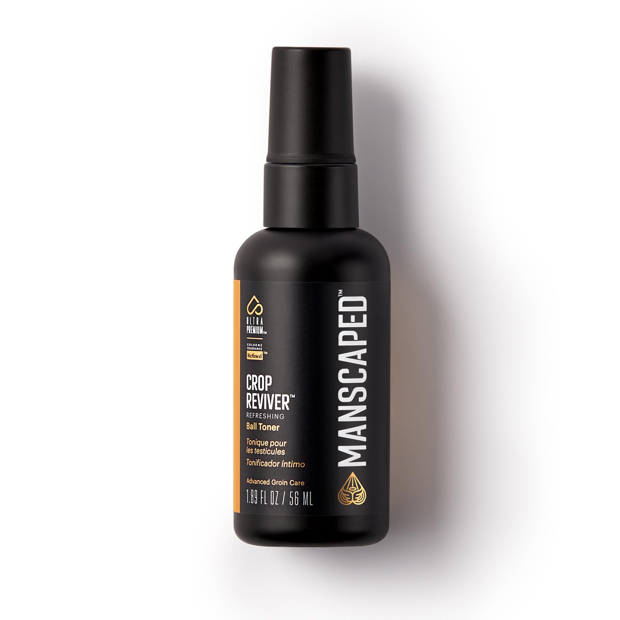 MANSCAPED Crop Reviver, dispersión para aplicación rápida y refrescante.