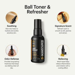 MANSCAPED Crop Reviver, frasco atomizador para uso diario y cómodo.