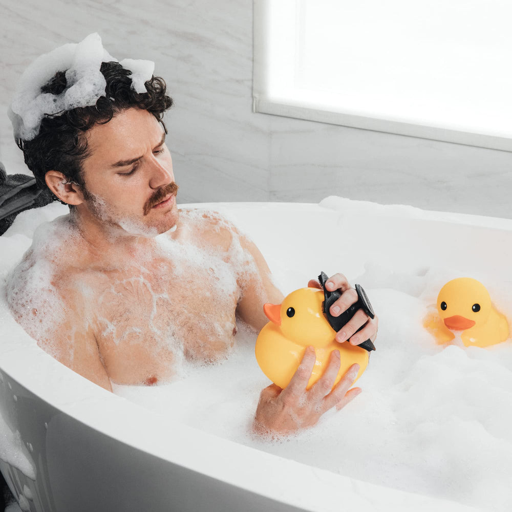MANSCAPED The Body Buffer no-porosa: higiene mejor frente a esponjas.
