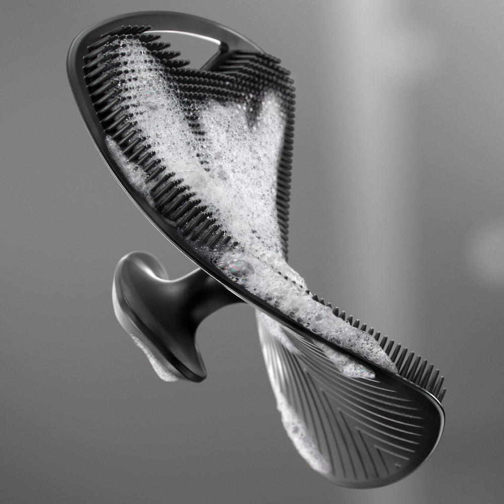 MANSCAPED The Body Buffer uso-diario: ideal con gel de ducha hidratante.