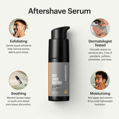 MANSCAPED Face Shave Soother – textura transparente para aplicar