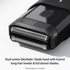 MANSCAPED The Handyman SkinSafe technology aids comfortable grooming sessions.