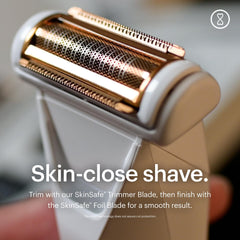 MANSCAPED The Lawn Mower 5.0 Ultra adjustable 2-12mm combs for versatility.