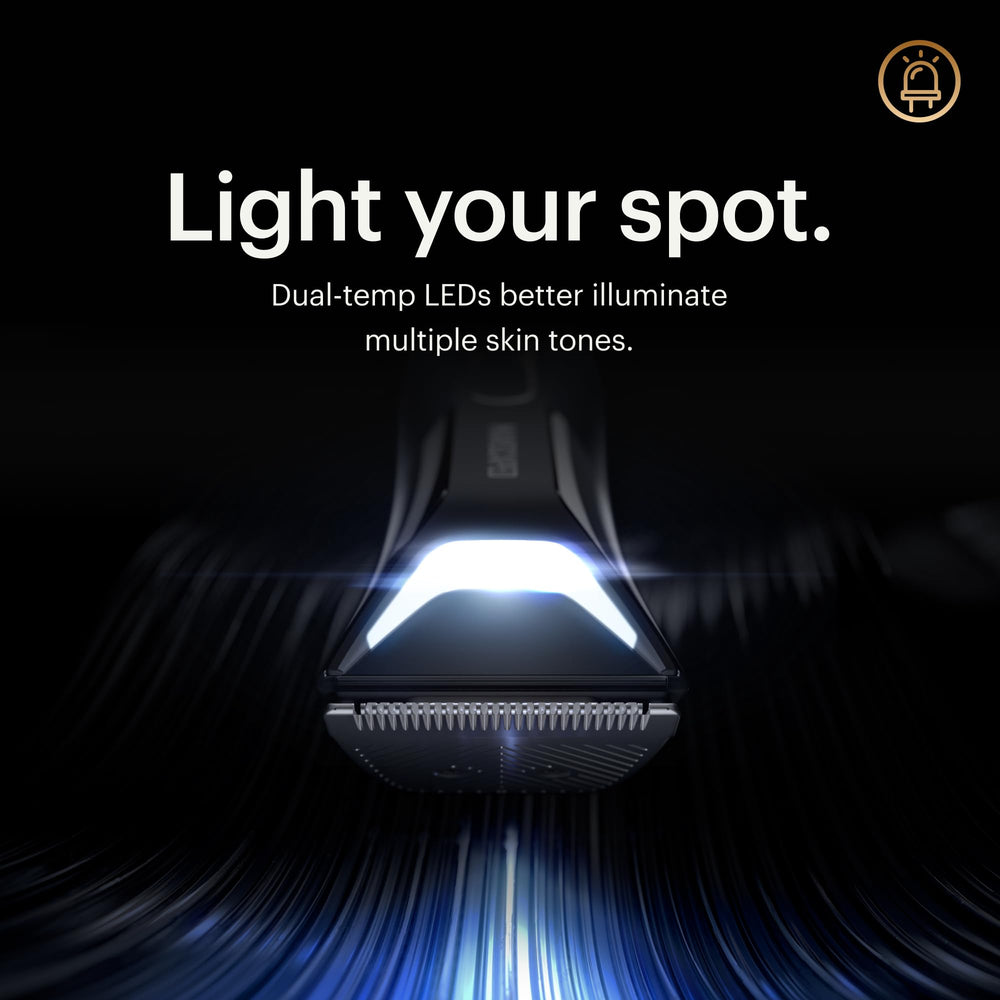 MANSCAPED Lawn Mower 5.0 Ultra dual-temp LEDs improve visibility