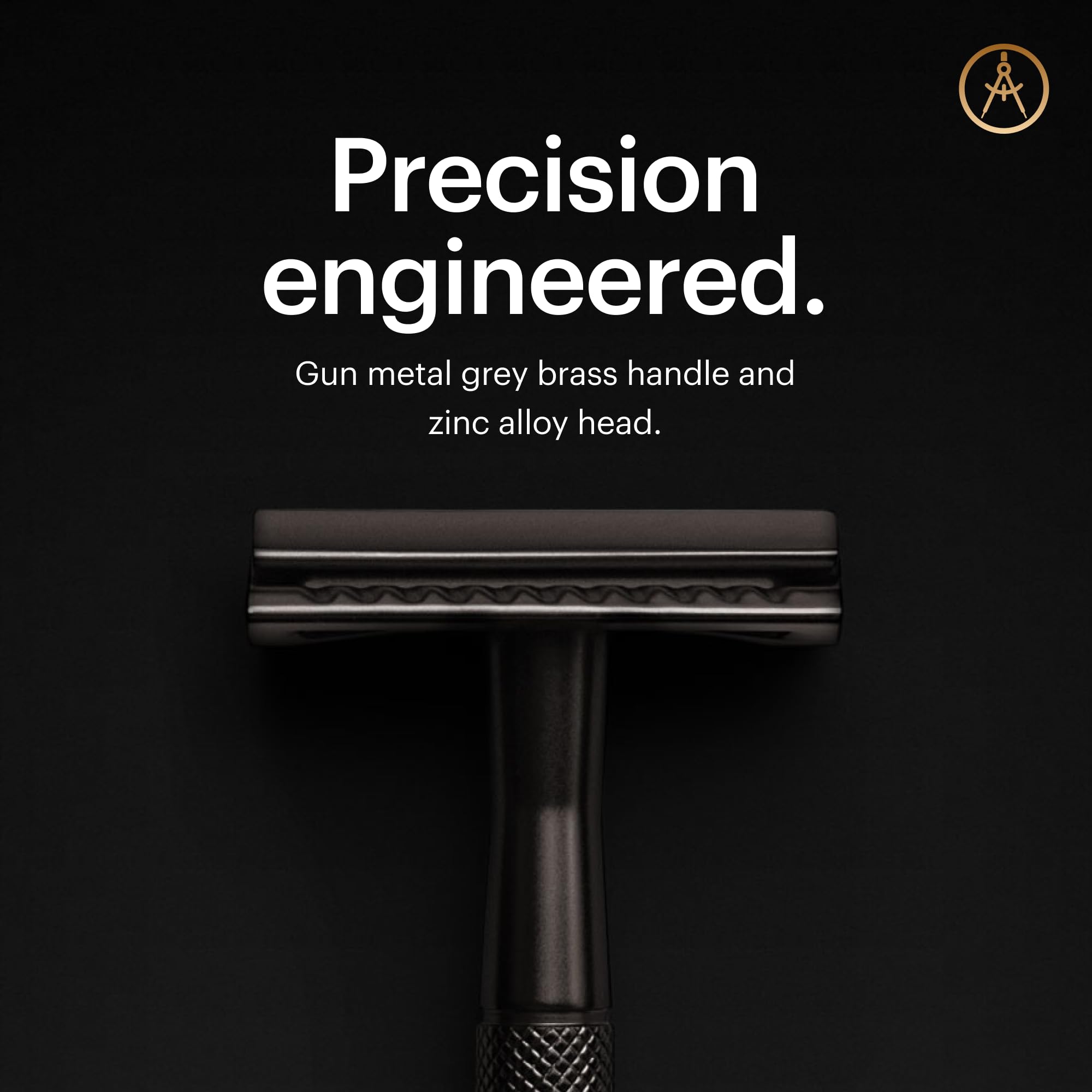 MANSCAPED The Plow 2.0 single blade razor ready for precise shave.