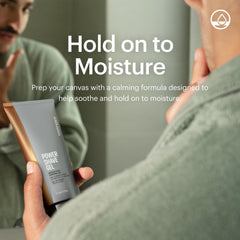 MANSCAPED Power Shave Gel with Apple Extract refreshing the skin
