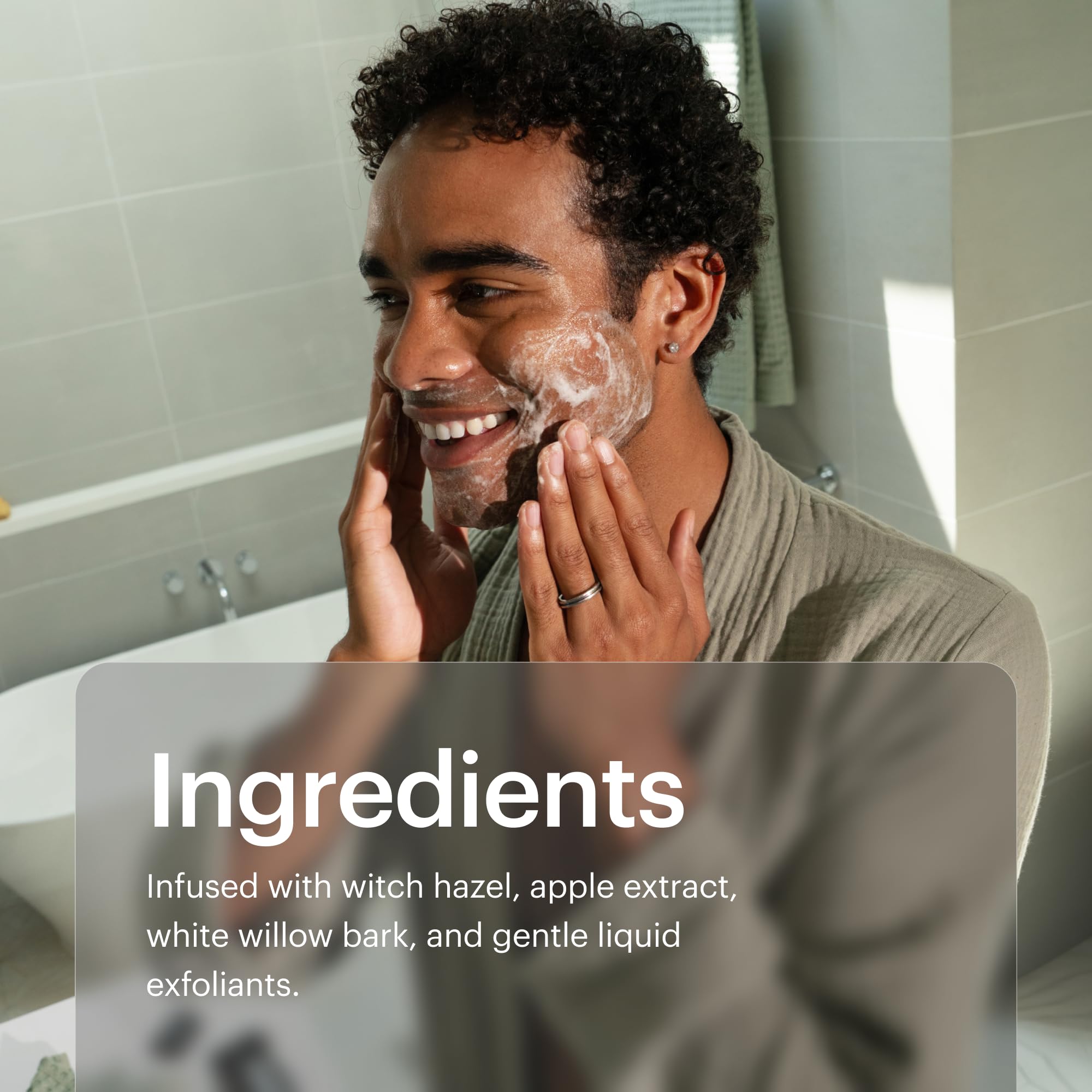 MANSCAPED Power Shave Gel forms a protective glide between skin and razor