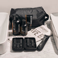 MANSCAPED Premier Package 5.0 Ultra trimmer head and foil head for skin-safe precision