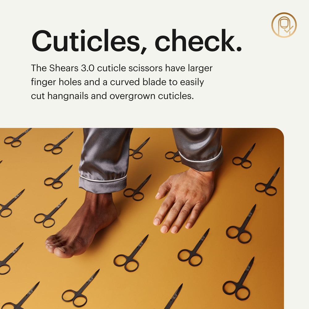 MANSCAPED Shears 3.0 slant-tip tweezers with grip points for small tasks.