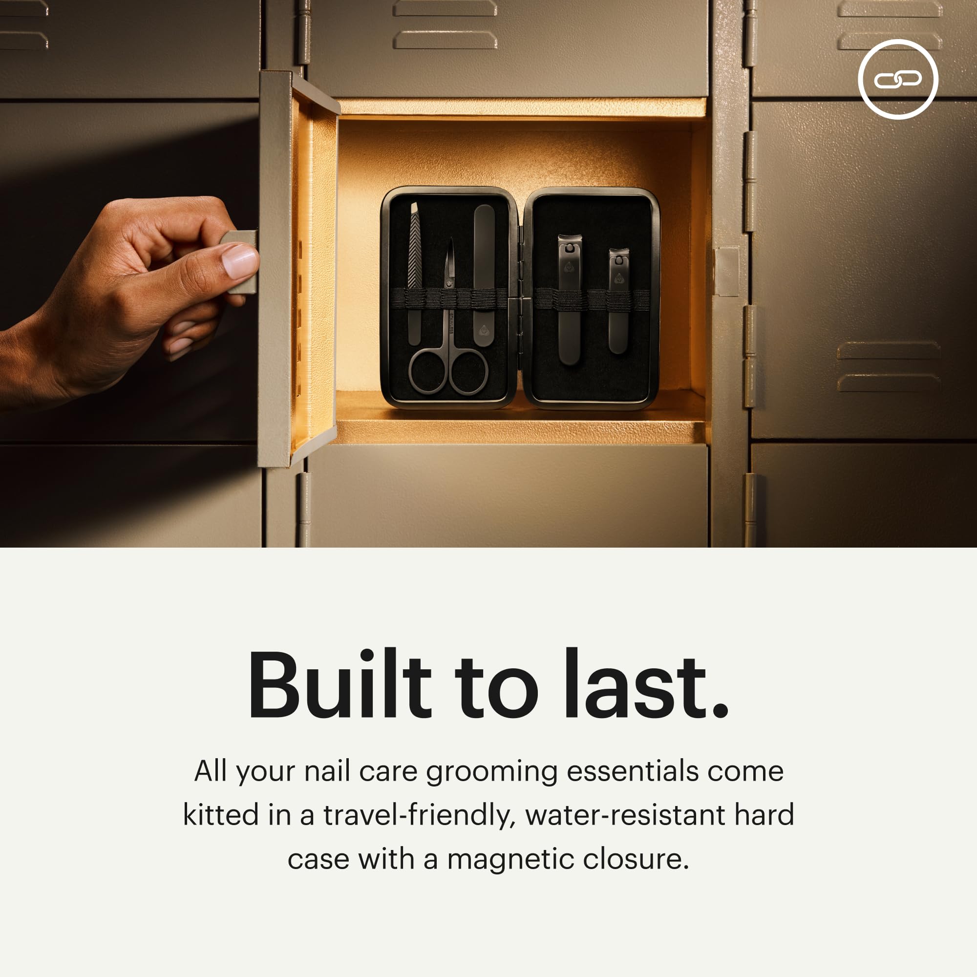 MANSCAPED Shears 3.0 travel case keeps tools organized.