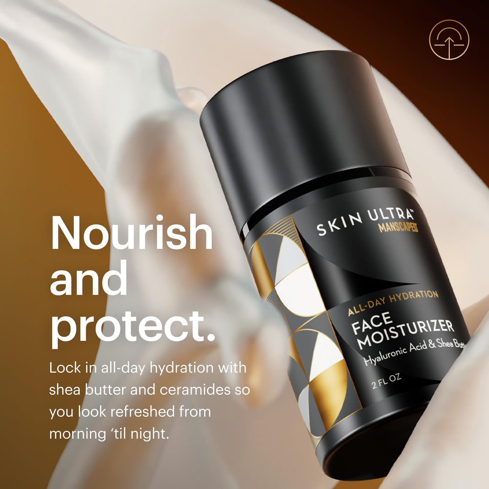 MANSCAPED Skin Ultra vitamina-e shea rostro: nutrición que protege la piel