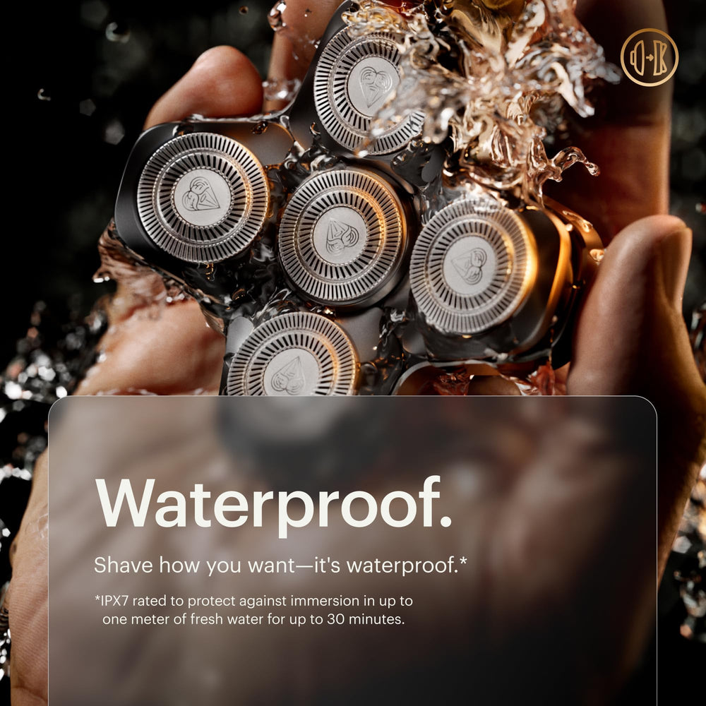 MANSCAPED The Dome Shaver Pro detachable blade pad demonstrates easy cleaning and maintenance