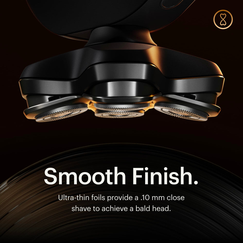 MANSCAPED The Dome Shaver Pro skin-safe foil image indicating gentle protection during shaving