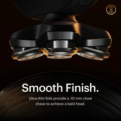 MANSCAPED The Dome Shaver Pro skin-safe foil image indicating gentle protection during shaving