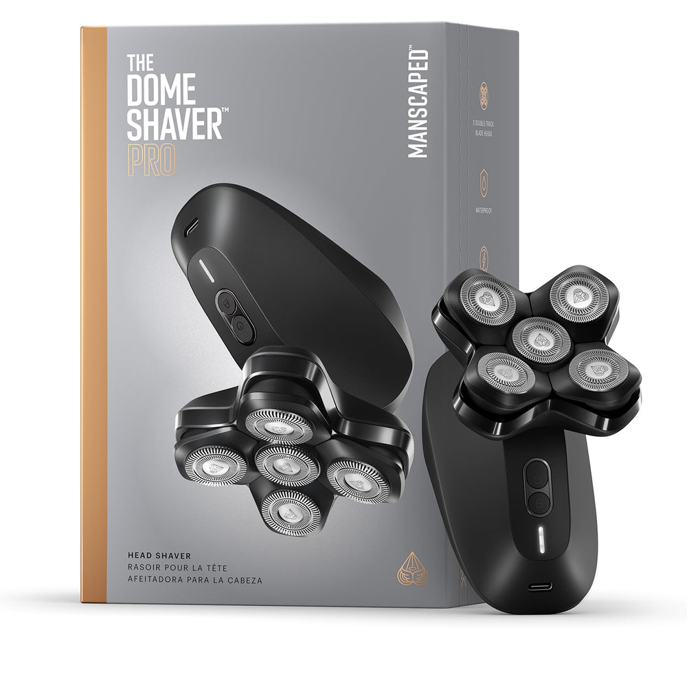 MANSCAPED The Dome Shaver Pro usb-c wireless charging view underscores modern power options