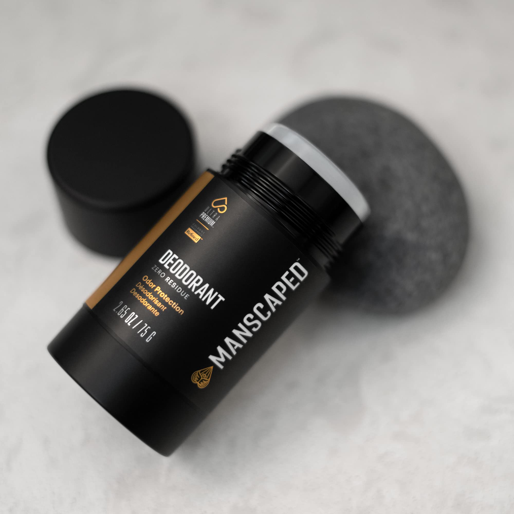 MANSCAPED UltraPremium Deodorant 2-pack for home and travel convenience