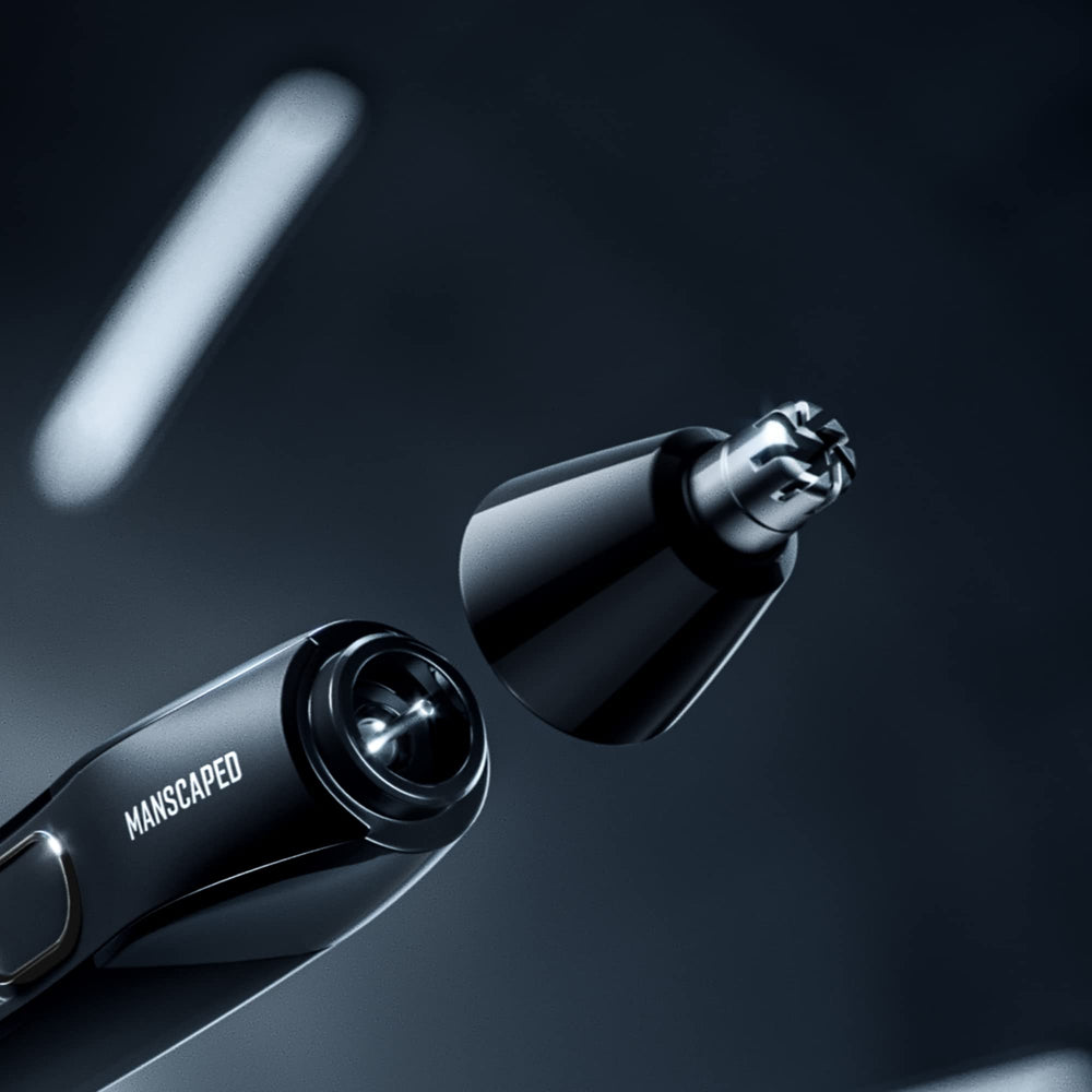 360-degree dual rotary blade for precise trimming around contours.