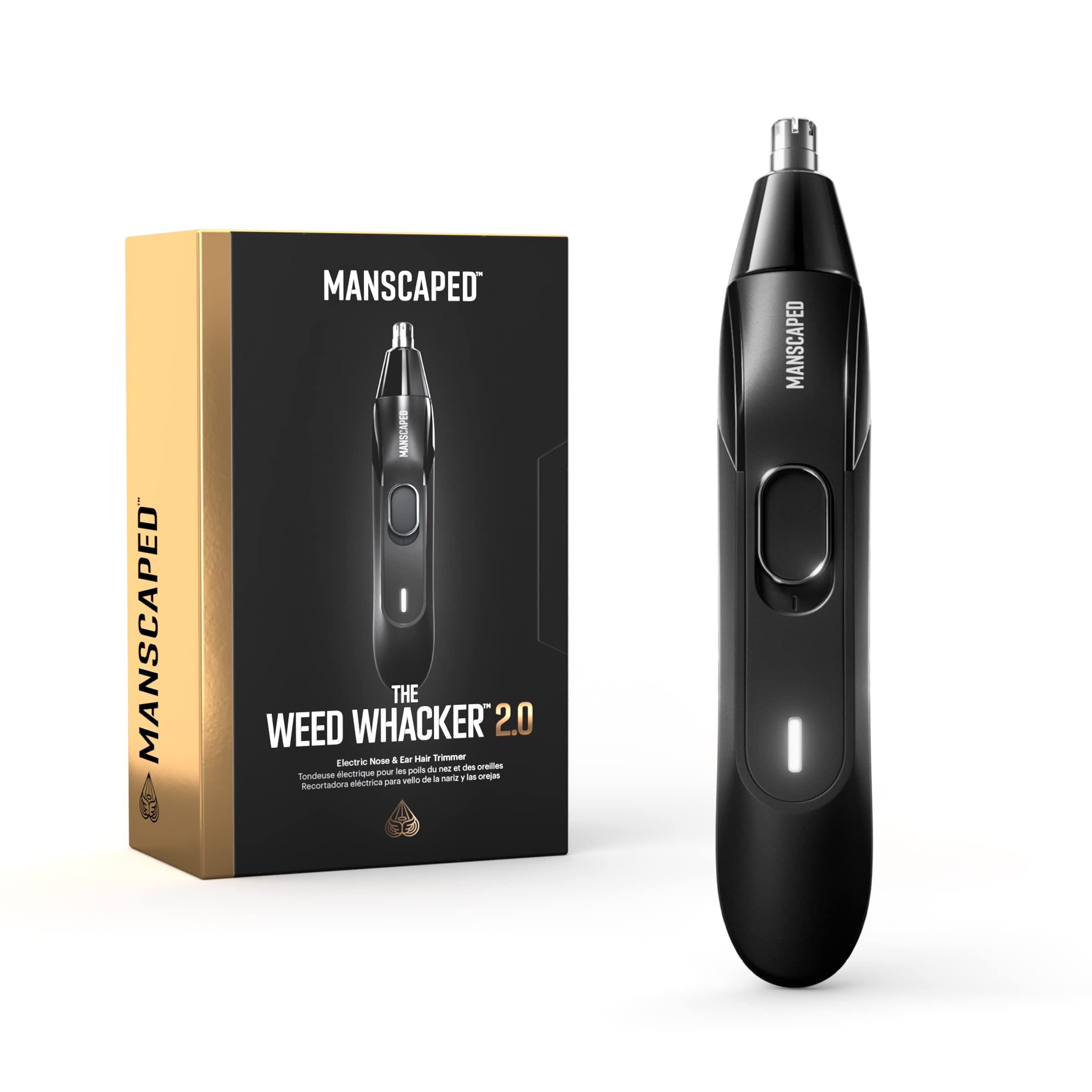 MANSCAPED Weed Whacker 2.0 close-up with precise 360° blade for trimming