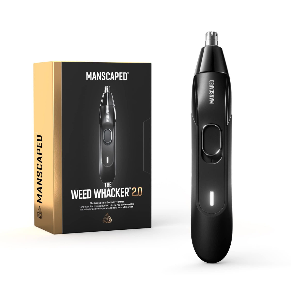 MANSCAPED Weed Whacker 2.0 close-up with precise 360° blade for trimming