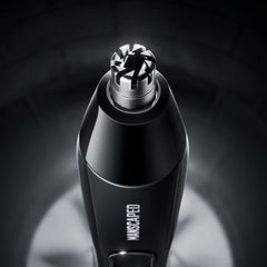 Twist-on replacement blade for quick, tool-free changes.