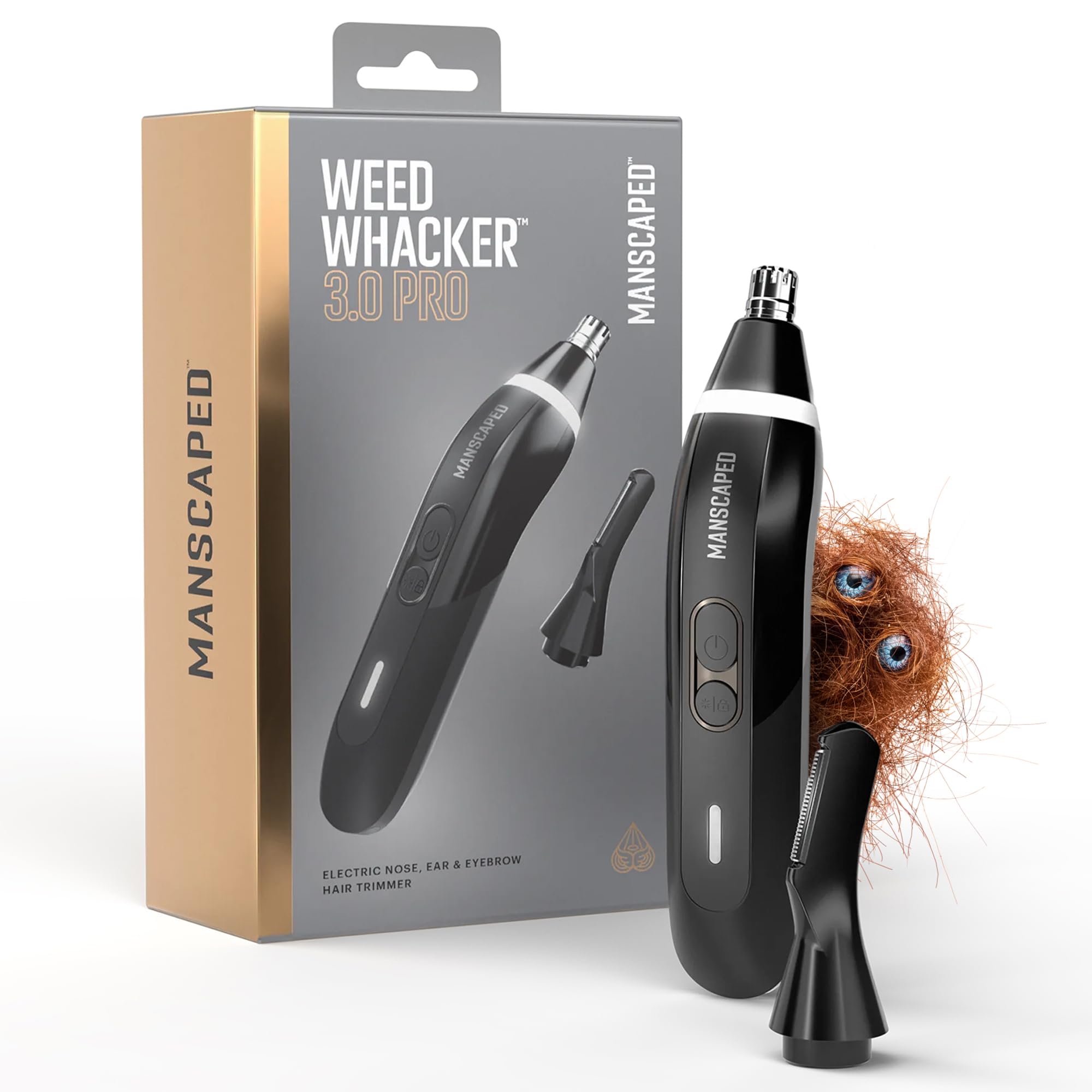 MANSCAPED Weed Whacker 3.0 Pro nose trimmer for precise grooming with SkinSafe technology