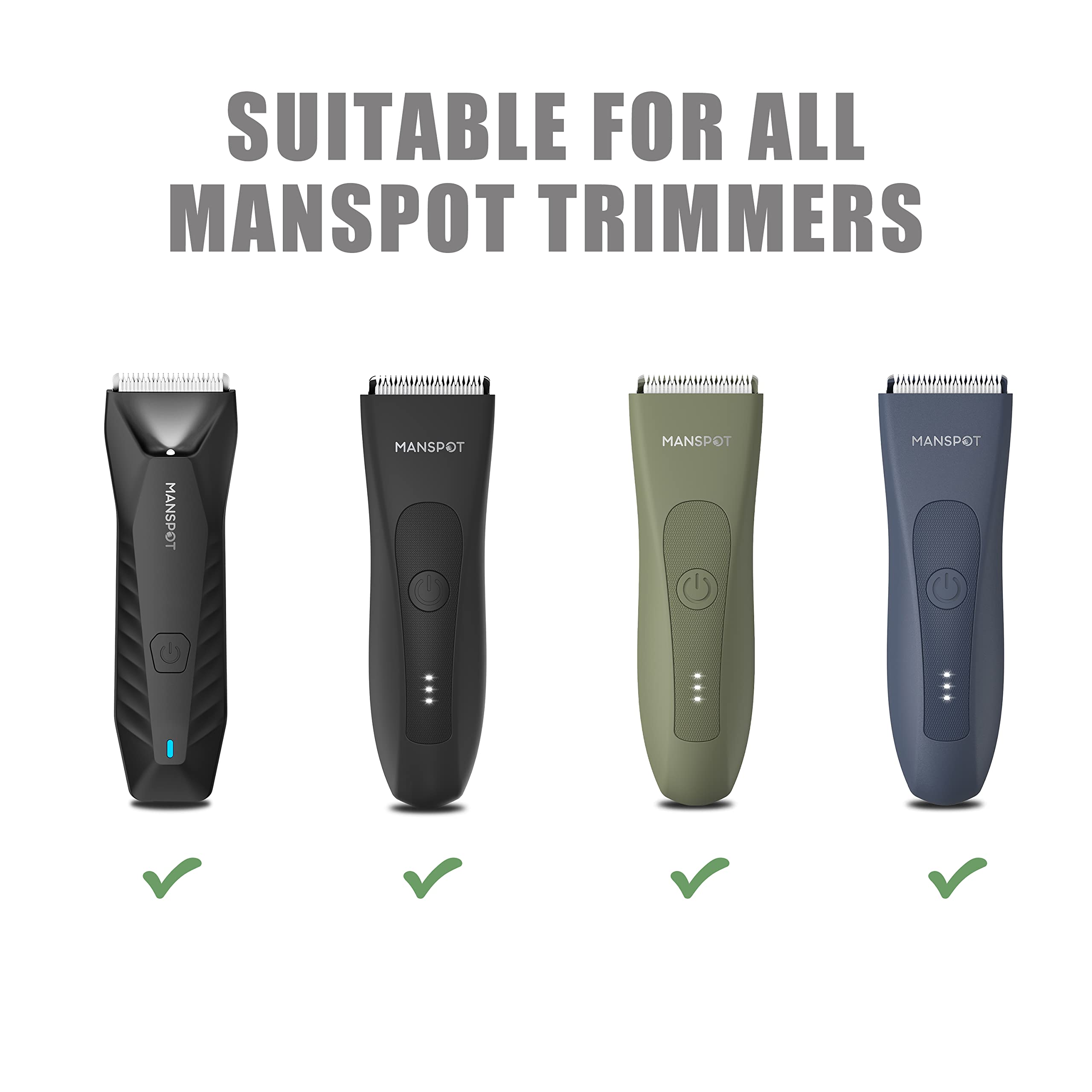MANSPOT ceramic blade close-up, rust-resistant and durable.