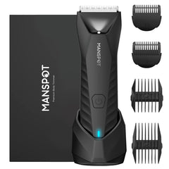 MANSPOT Manscape Trimmer for precise grooming and easy handling.