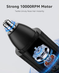 MANSPOT 10,000 RPM blades deliver fast, smooth trimming.