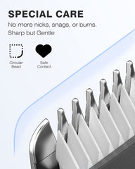 MANSPOT replaceable ceramic blade heads, safe and reliable trimming.