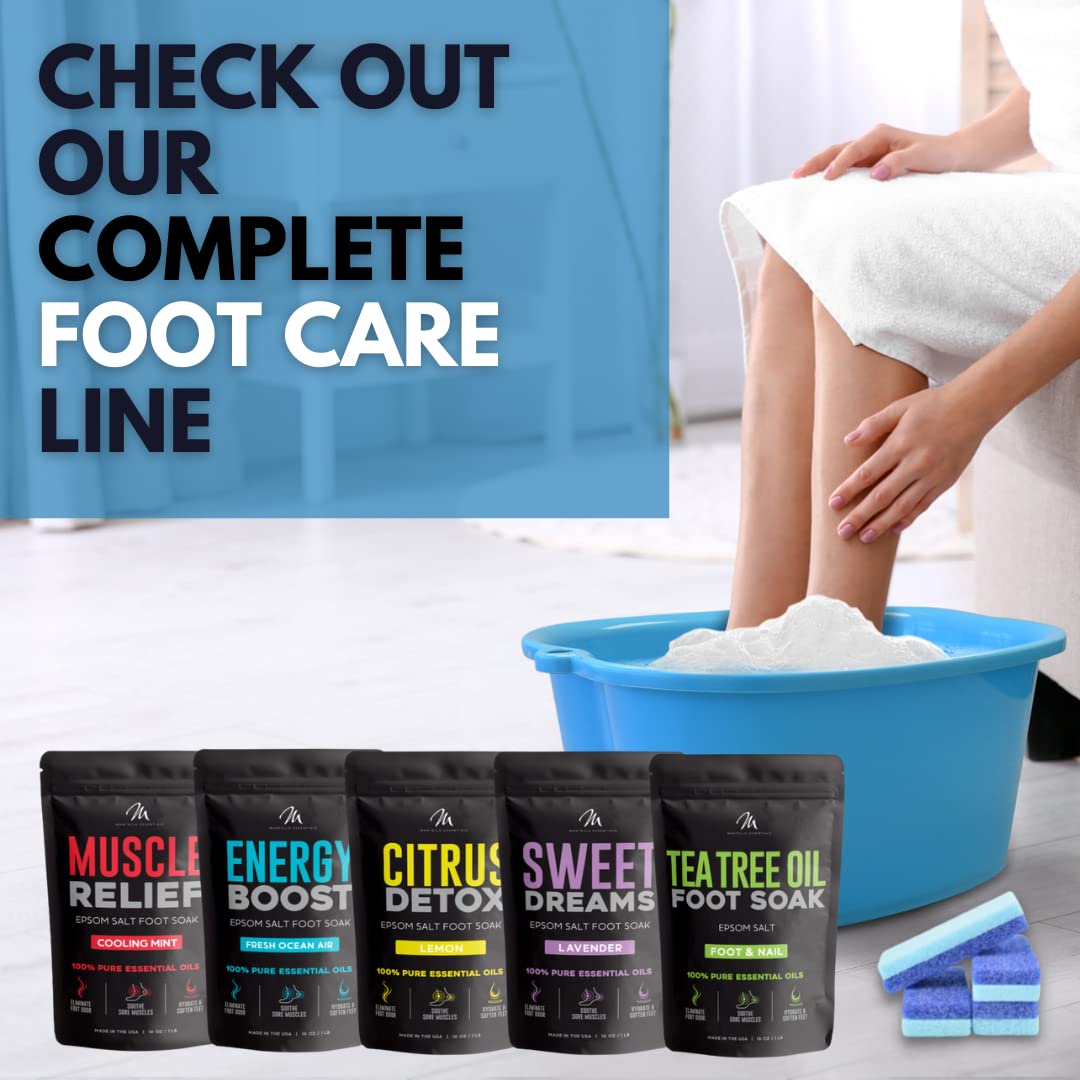 Mantello Foot Bath Foot Soak Use: versatile with salts and oils
